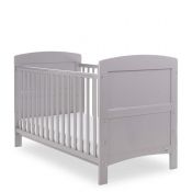 OBABY Grace Cot Bed - Warm Grey